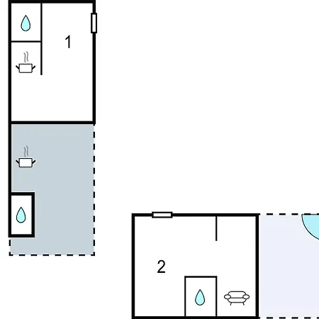 בית נופש 2 Bedroom Lovely In רוביני